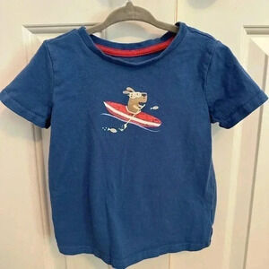 Crown & Ivy Kayak Dog toddler boy Shirt 4T